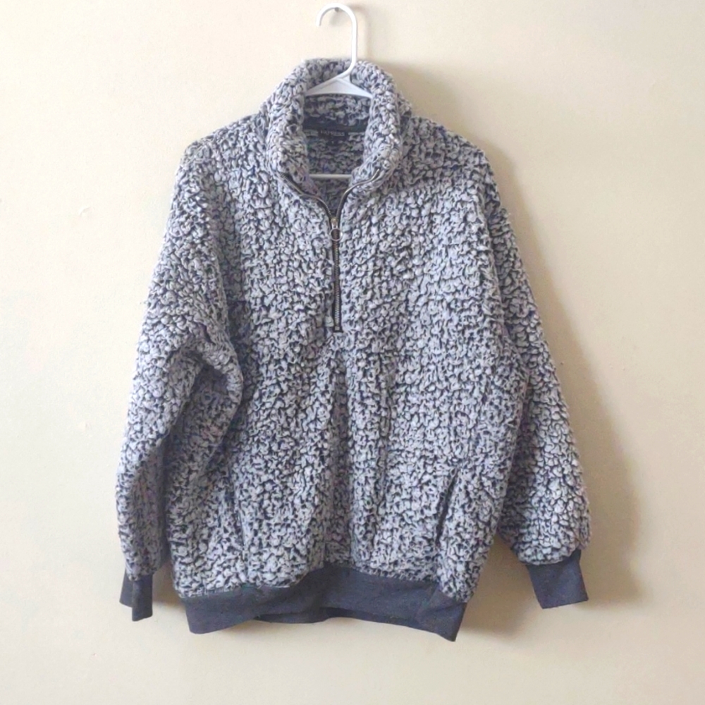 Express faux Sherpa fur jacket. Grey Size M. 100% polyester